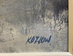 Richard Kozlow Abstract Oil Painting Canvas Signed