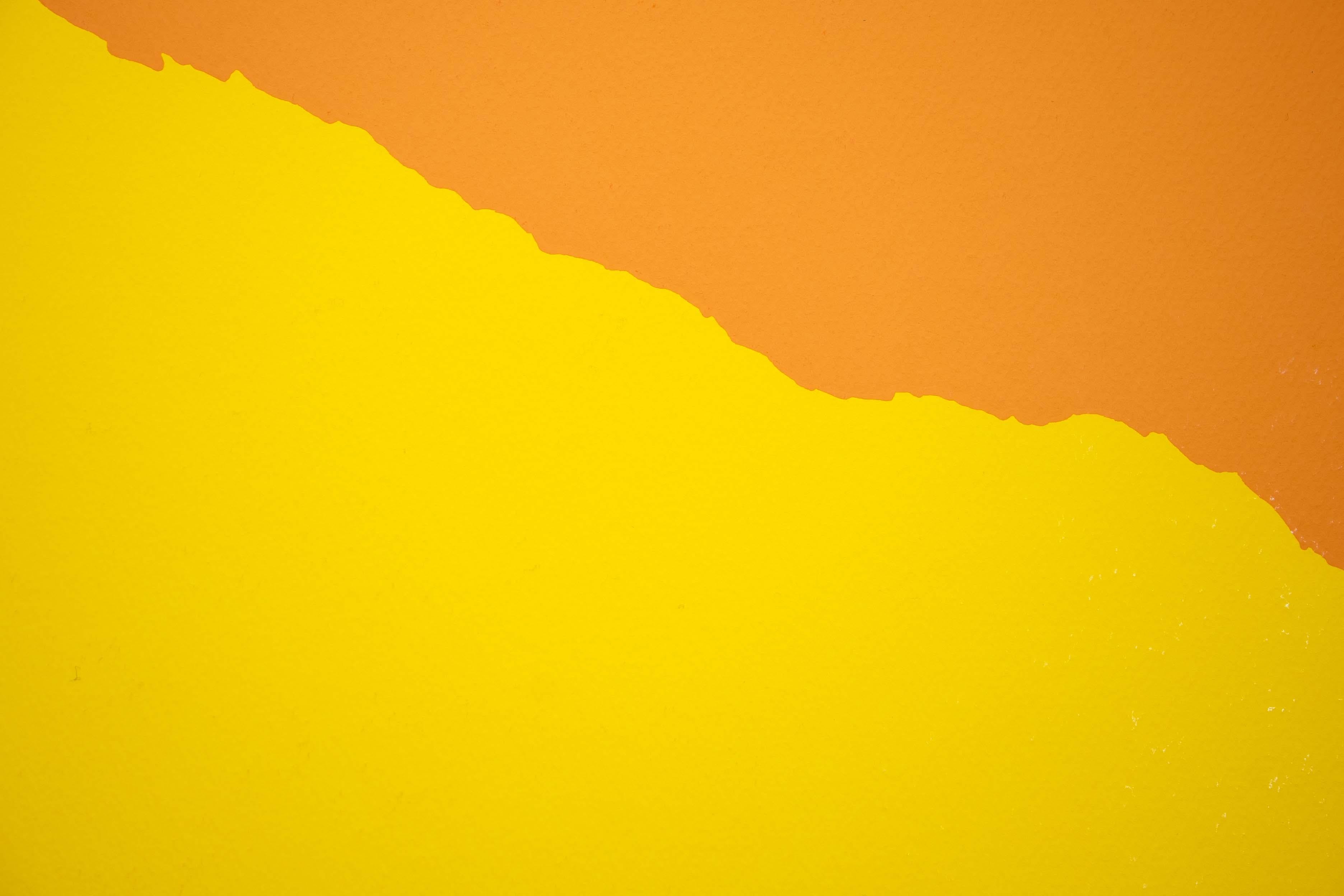 Paper Richard Kozlow Morrac Signed Modernist Abstract Serigraph 96/100 Unframed 1980s For Sale