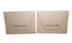 Richard Kozlow Plaza De Toros Portfolio with 4 Lithographs Signed