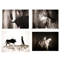 Portfolio Plaza De Toros avec 4 lithographies signées Richard Kozlow