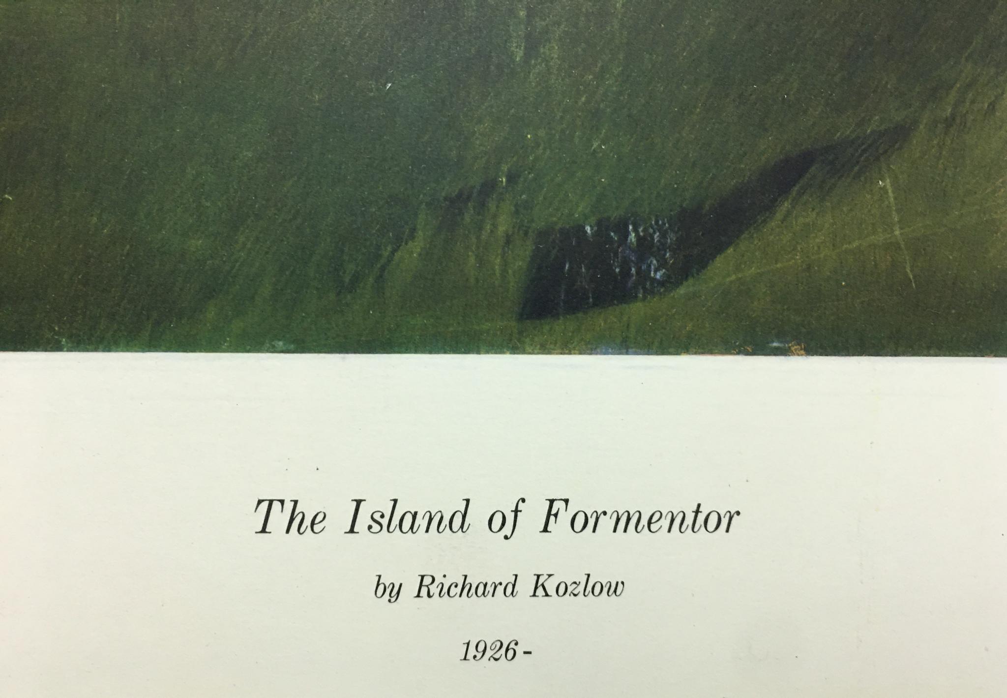 « The Island of Formentor » (L'île de Formentor) par Richard Kozlow Imprimé aux États-Unis.  en vente 1