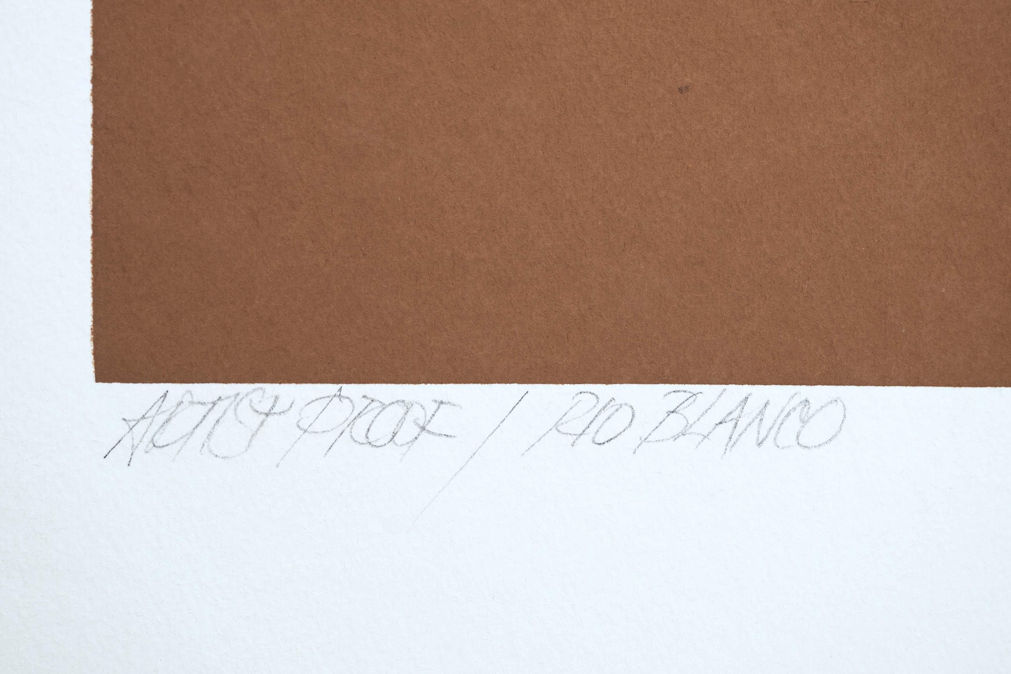 Proof d'artiste moderniste Rio Blanco signé Richard Kozlow en vente 1