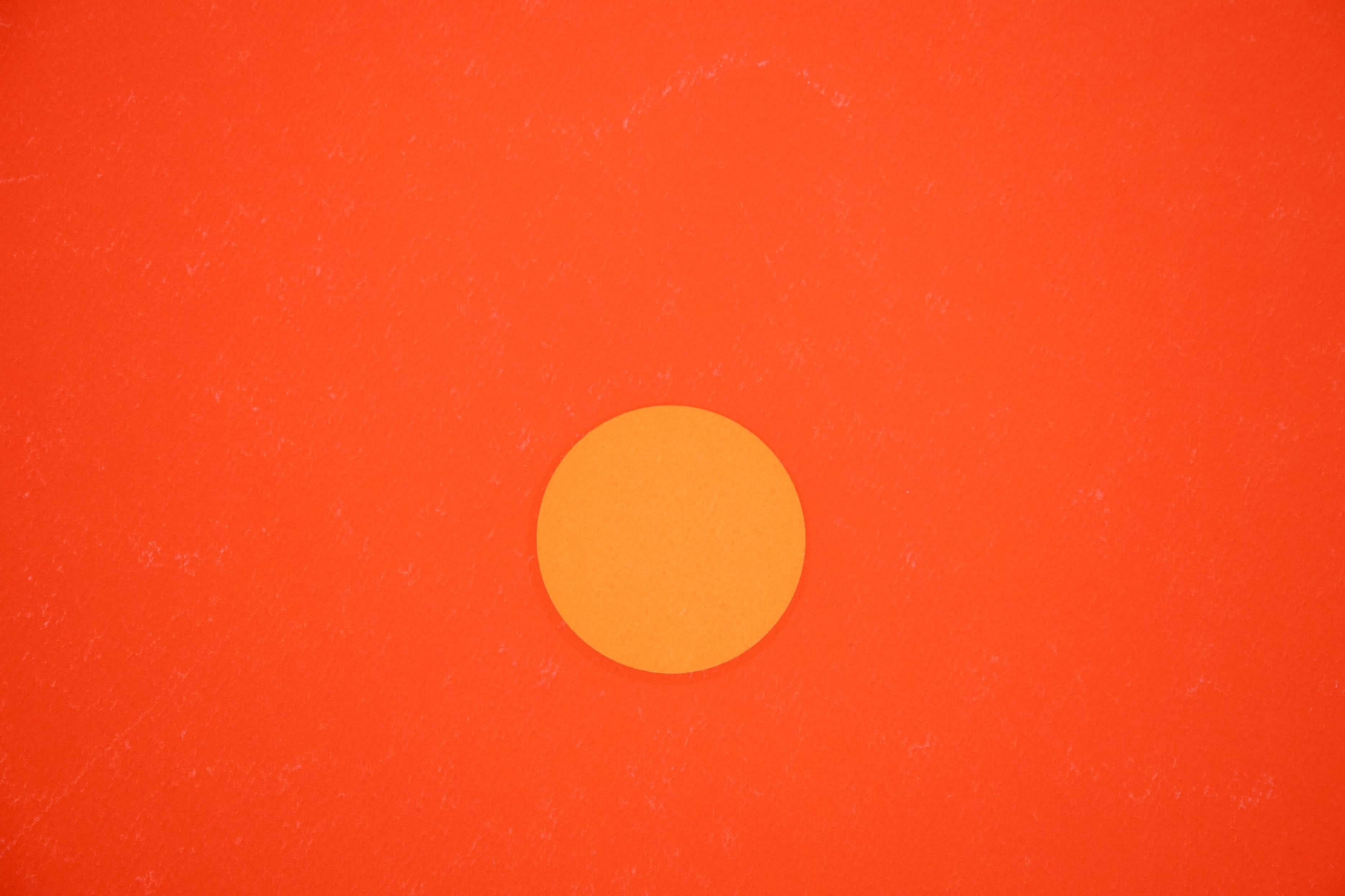 Richard Kozlow Spectrum Modernistische abstrakte Serigraphie 1/1 Un gerahmt 1980er Jahre (Papier) im Angebot