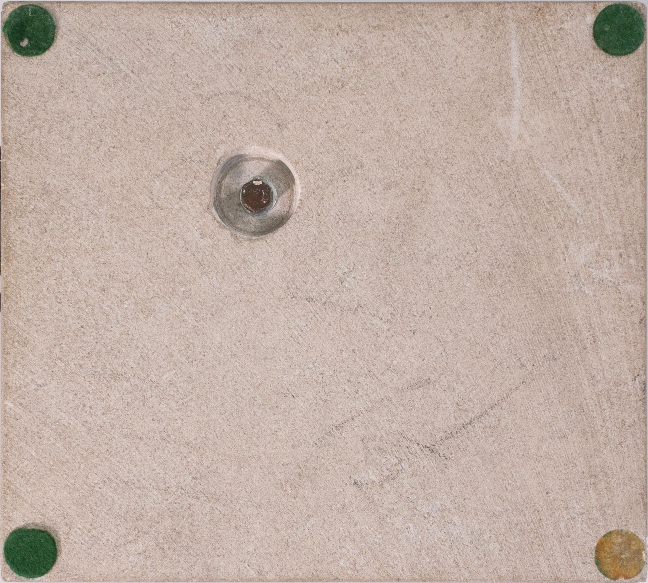 Richard Kozlow Untitled 1996 Figurative Green Bronze Sculpture On Cement Base For Sale 2