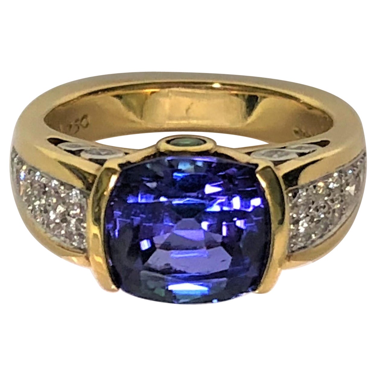 Richard Krementz 3,96 Karat Tansanit Diamant-Ring