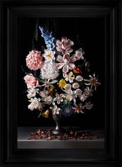 De Bloei Photography on Dibond Blooming Flowers Still Life in Plastic Series