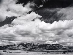 South Park Colorado - Low Clouds Over Mountain Range Photographic Print