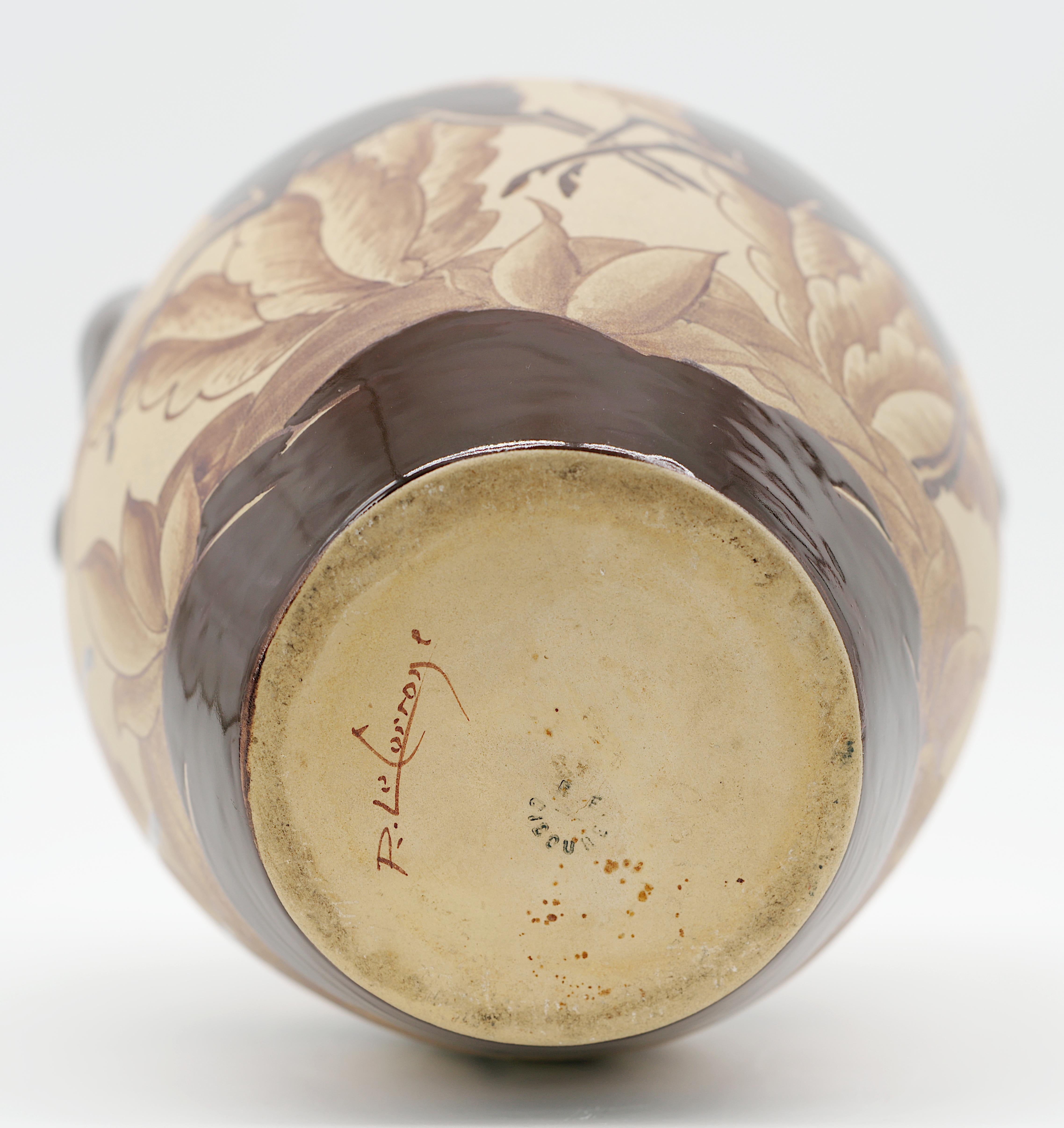 Richard Le Corrone a Ciboure Vaso grande in gres, primi anni '50 in vendita 2
