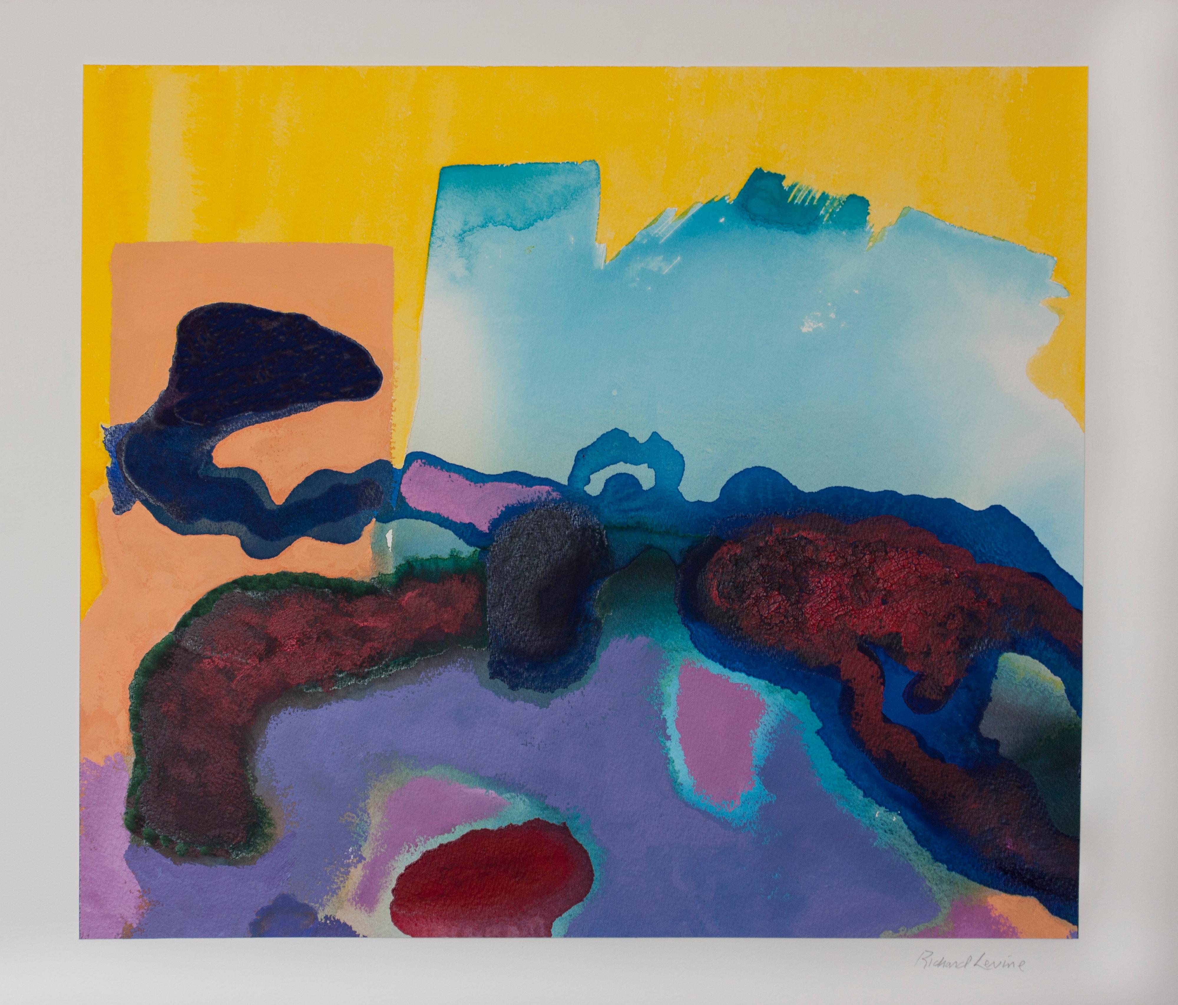 Abstract Painting di Richard Levine - Scavo # 3, Pittura astratta originale, 2019