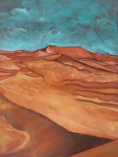 Namibia, Dunes # 1, Original Landscape Painting, 2015