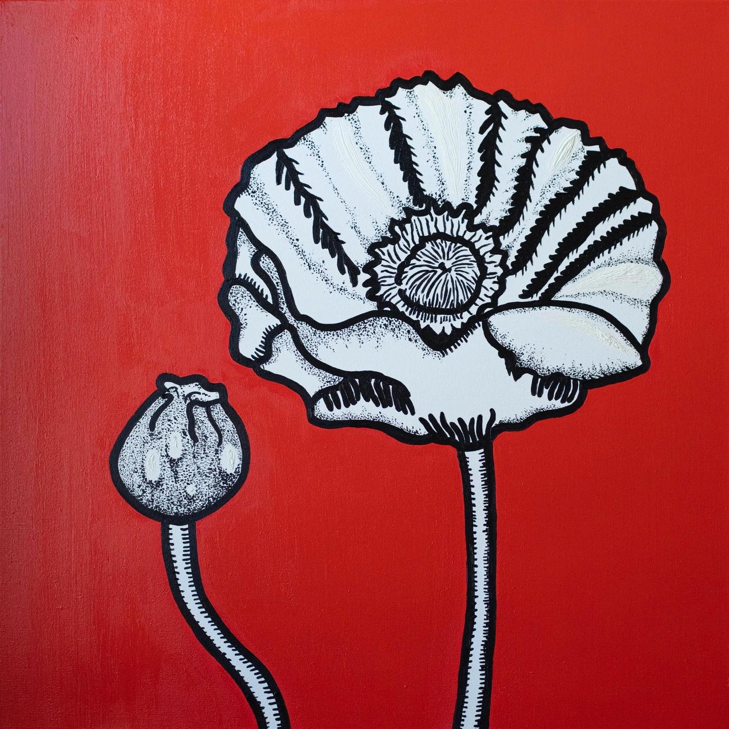 Coquelicot - Painting de Richard Lilley