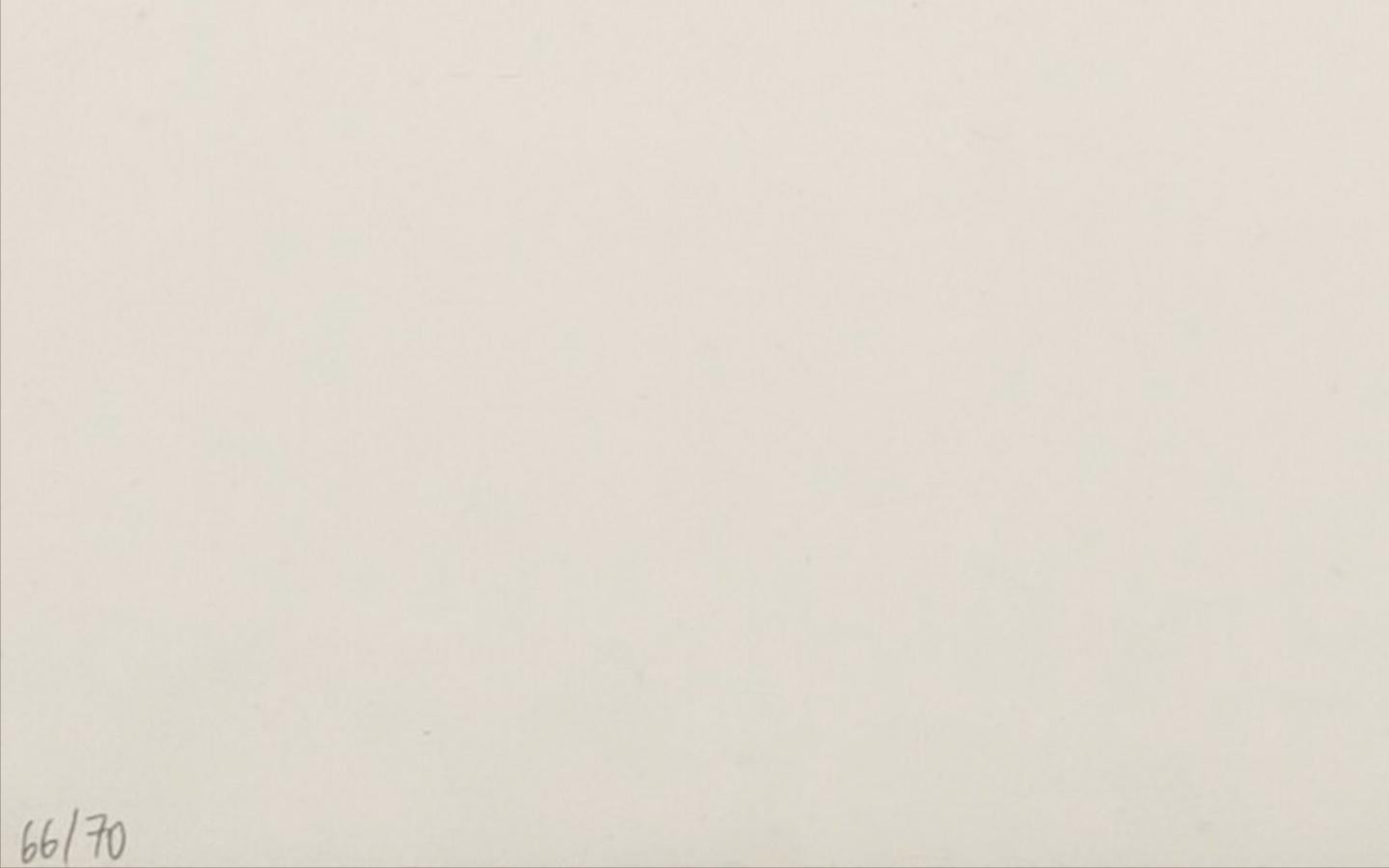 May 3 - by Richard Lin, 20th Century White + Yellow Abstract Minimalist Print For Sale 5
