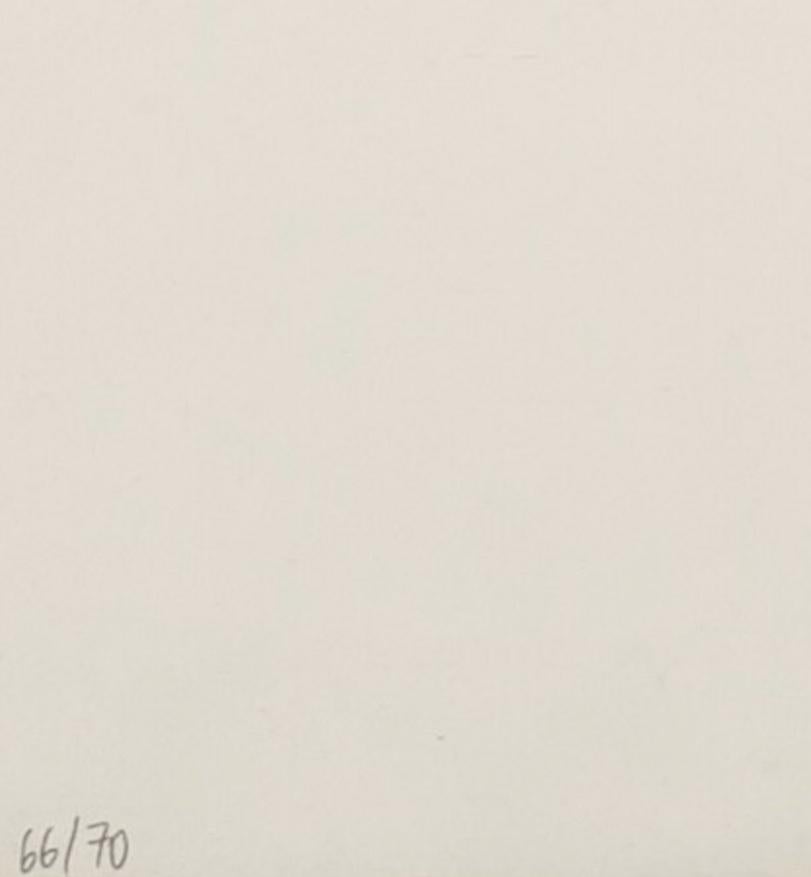 May 3 - by Richard Lin, 20th Century White + Yellow Abstract Minimalist Print For Sale 6