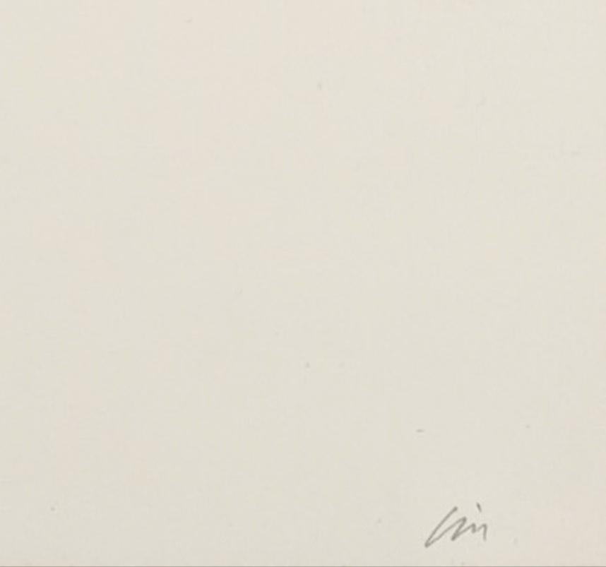 May 3 - by Richard Lin, 20th Century White + Yellow Abstract Minimalist Print For Sale 7