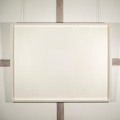 Sommer, aus den Four Seasons - Minimalistischer Weißer Modernistischer Druck von Richard Lin