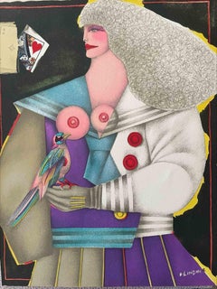Retro Untitled - Lithograph by Richard Lindner - 1974