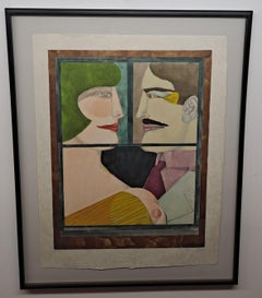 Richard Lindner (German American) 1901 - 1978 Lithograph Signed and Numbered 46/