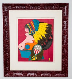 Richard Lindner, „Miss American Indian“, 1970