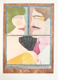 An American Portrait, Pop Art Lithograph by Richard Lindner