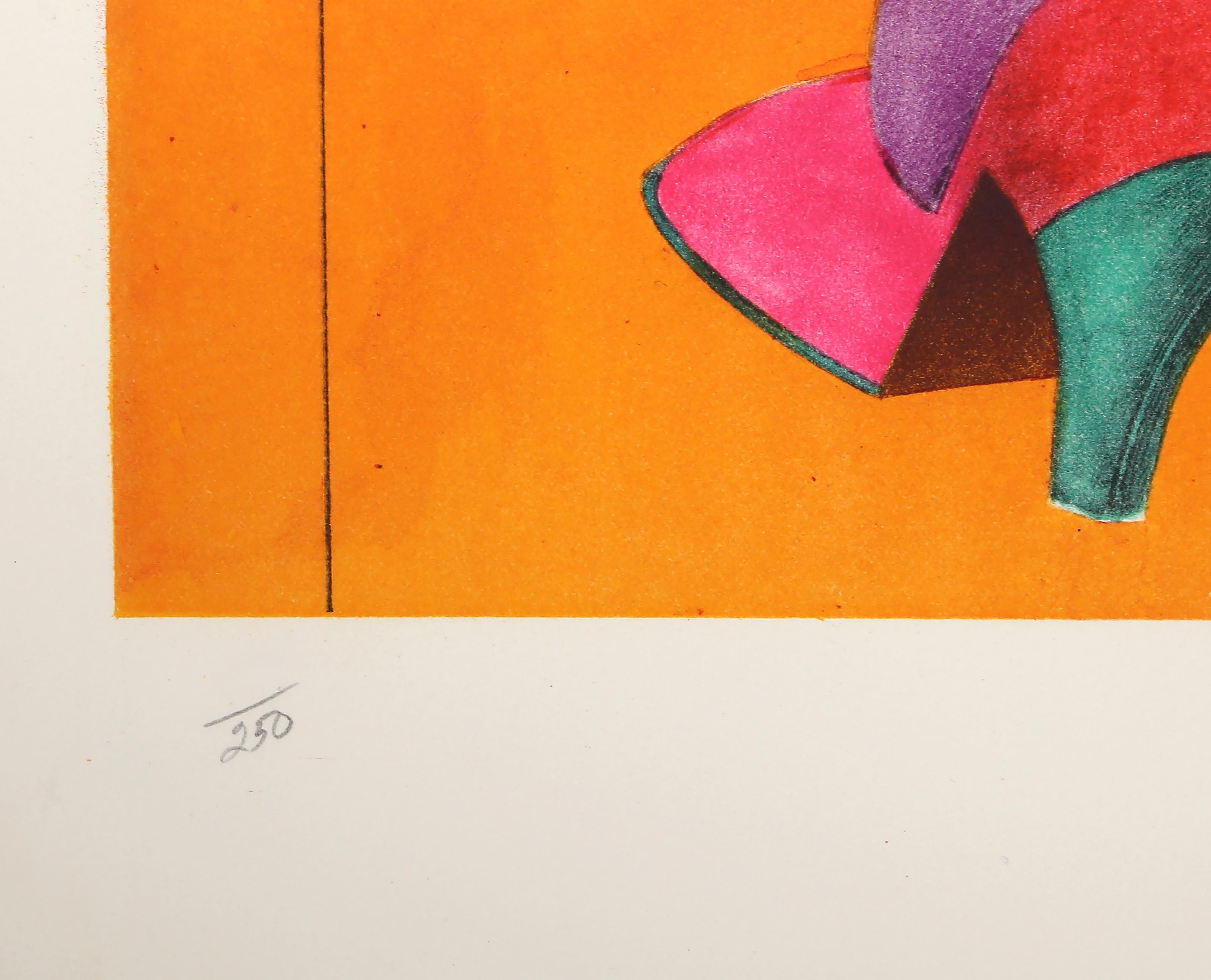 Circle and Pillow, lithographie Pop Art de Richard Lindner en vente 1