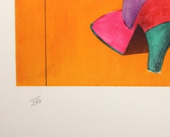 Circle and Pillow, Pop Art Lithograph by Richard Lindner