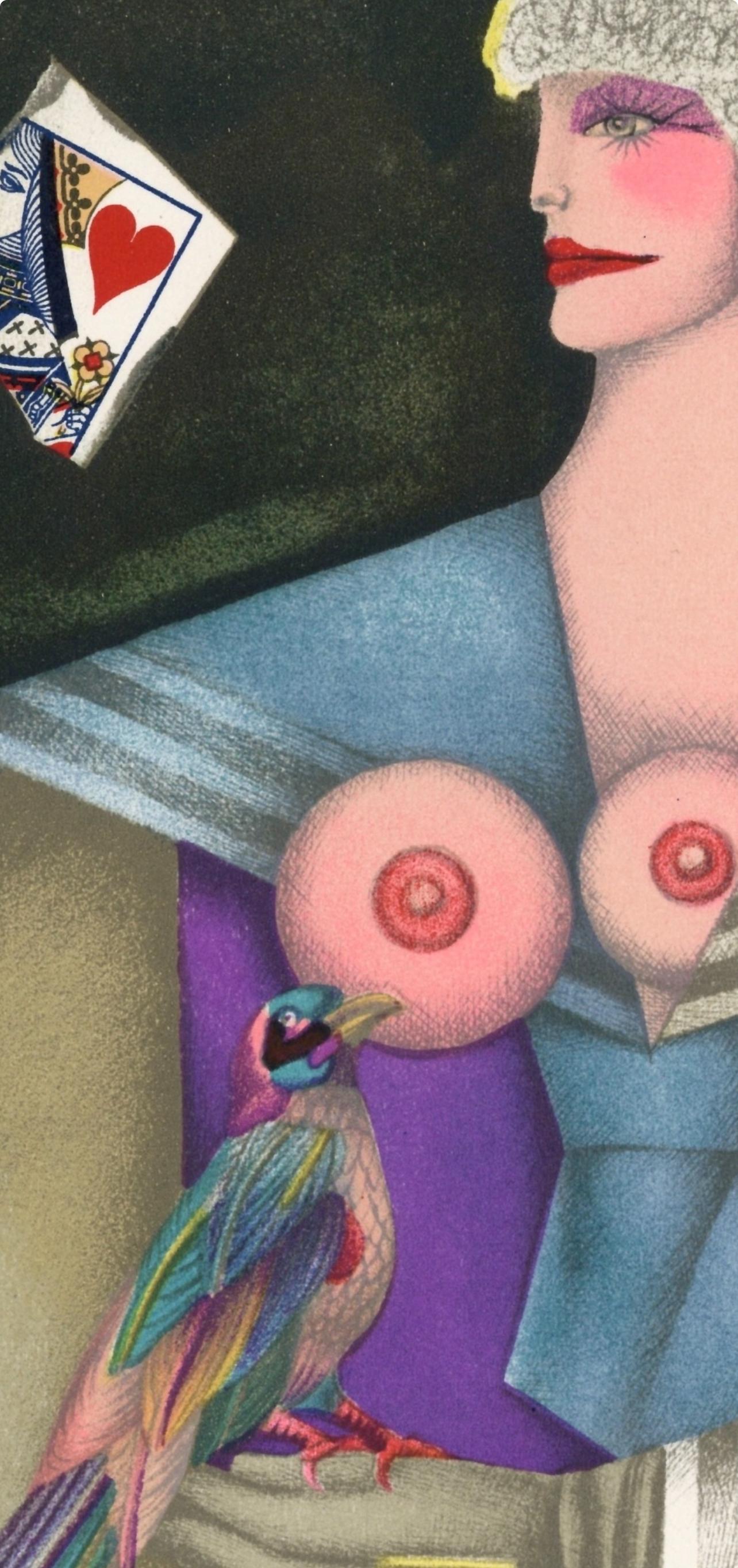 Composition, Société internationale d'art XXe siècle - Print by Richard Lindner