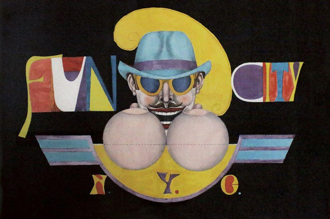 Richard Lindner Abstract Print - Fun City, N.Y.C.