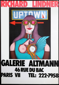 Affiche Pop Art de la Galerie Altmann, Paris, Richard Lindner