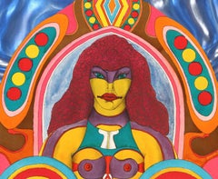 Hit, Psychedelic Lithograph by Richard Lindner