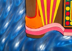 Hit, Pop Art Lithograph and Collage by Richard Lindner