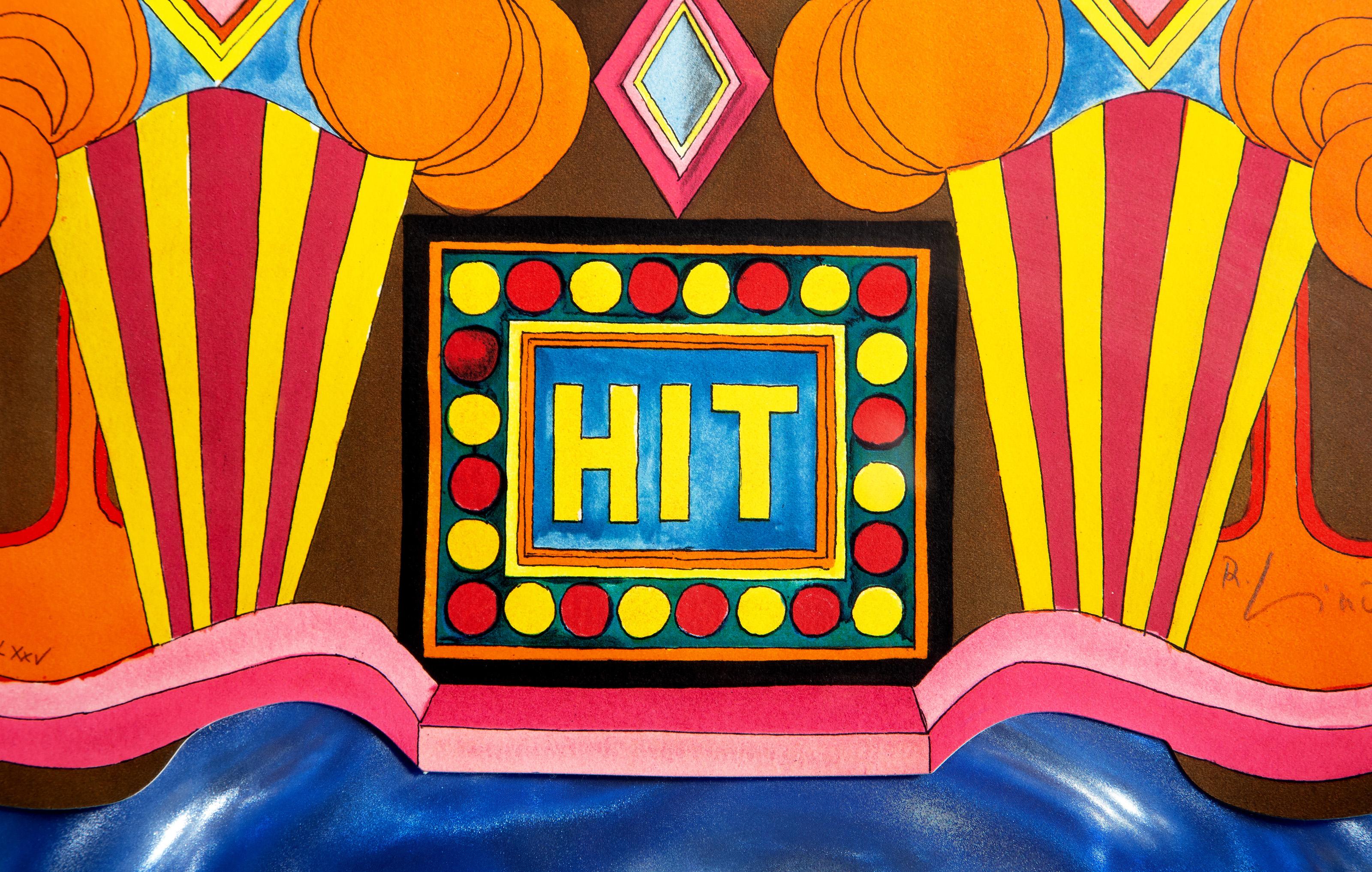 Hit, Pop Art Lithograph and Collage by Richard Lindner For Sale 4