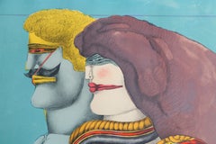 How it All Began, Portrait Lithograph by Richard Lindner