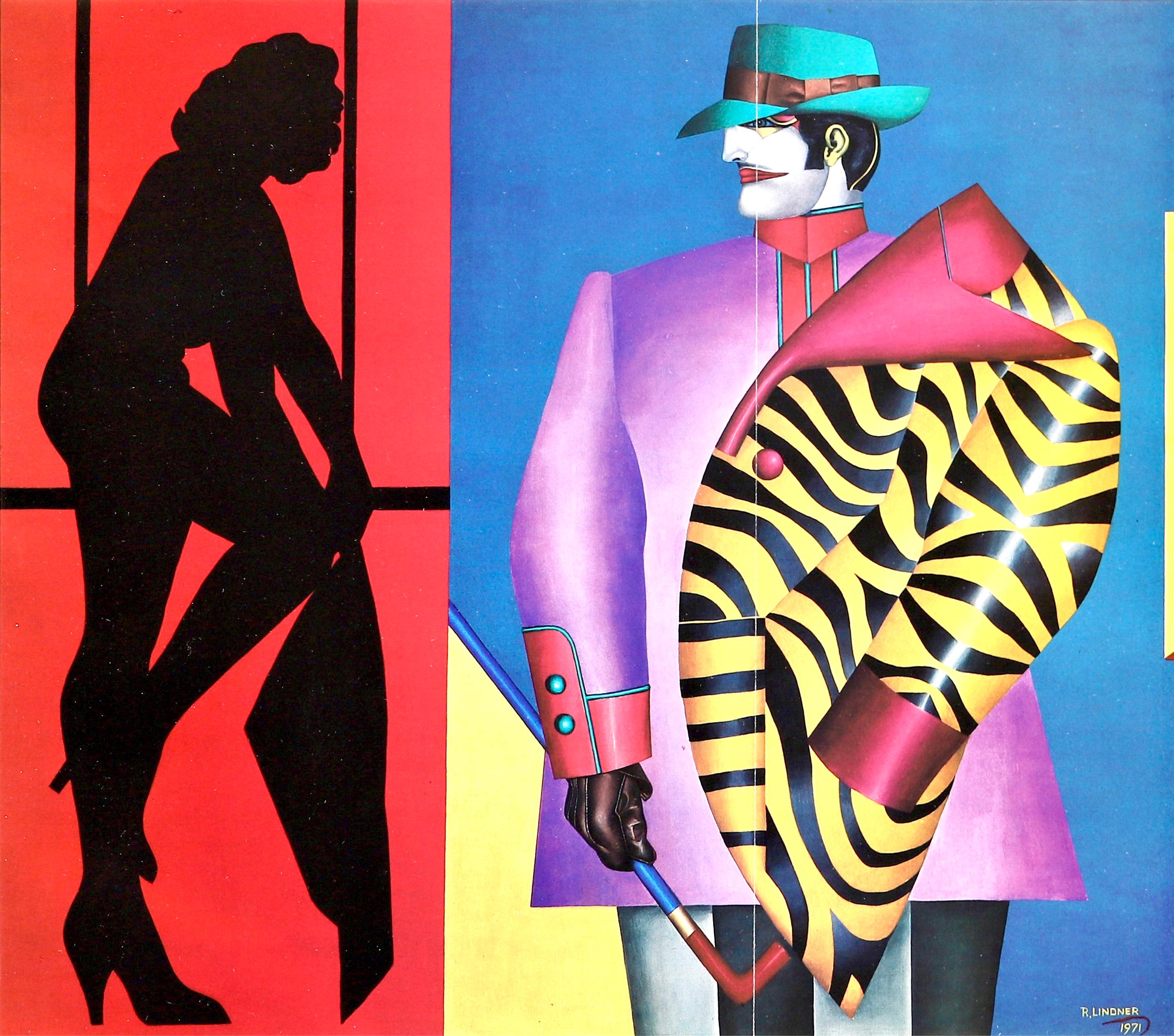 Richard Lindner Landscape Print - Lindner, Rear Window, Société internationale d'art XXe siècle (after)