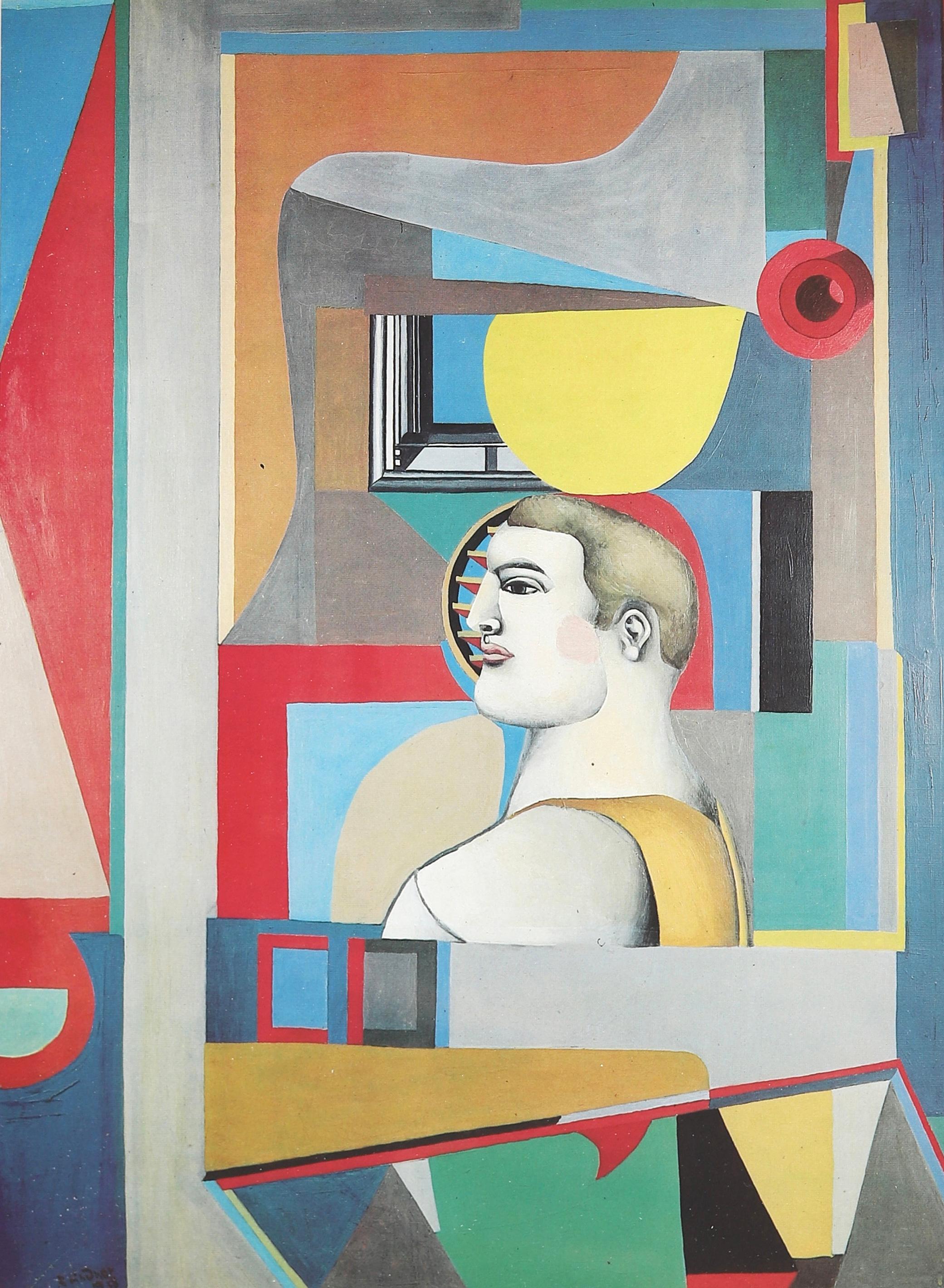 Richard Lindner Figurative Print - Lindner, Window, Société internationale d'art XXe siècle (after)
