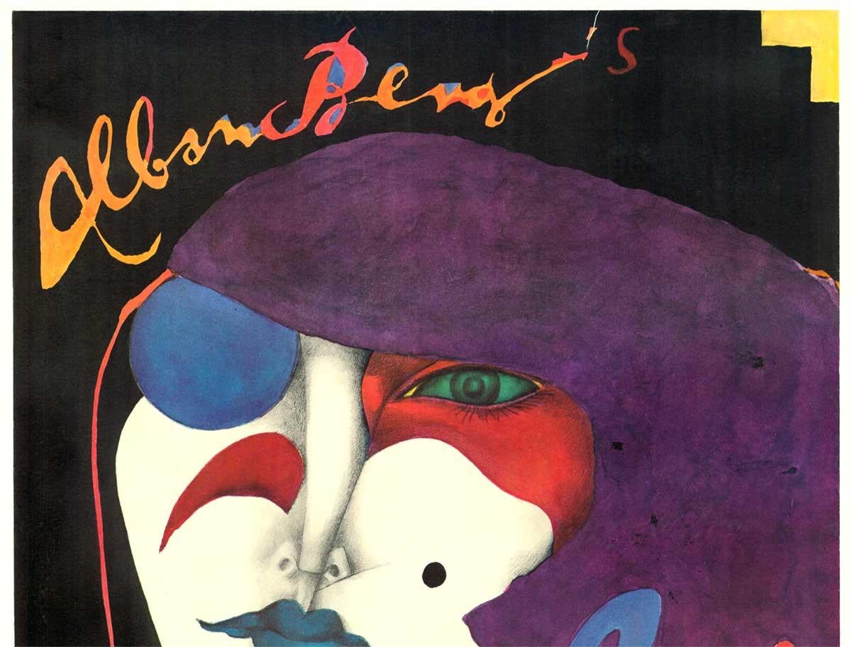 Affiche vintage Lulu Opera,poleto 1974 - Print de Richard Lindner