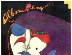 Original "Spoleto 1974, Lulu Opera' vintage poster