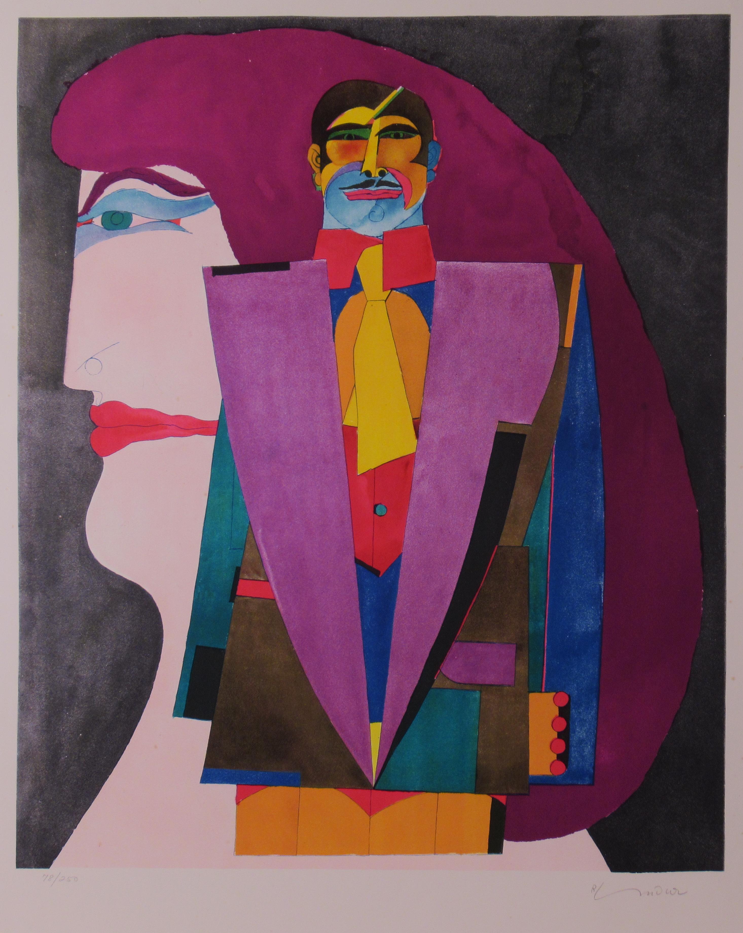 Portrait #1 from After Noon suite - Print by Richard Lindner