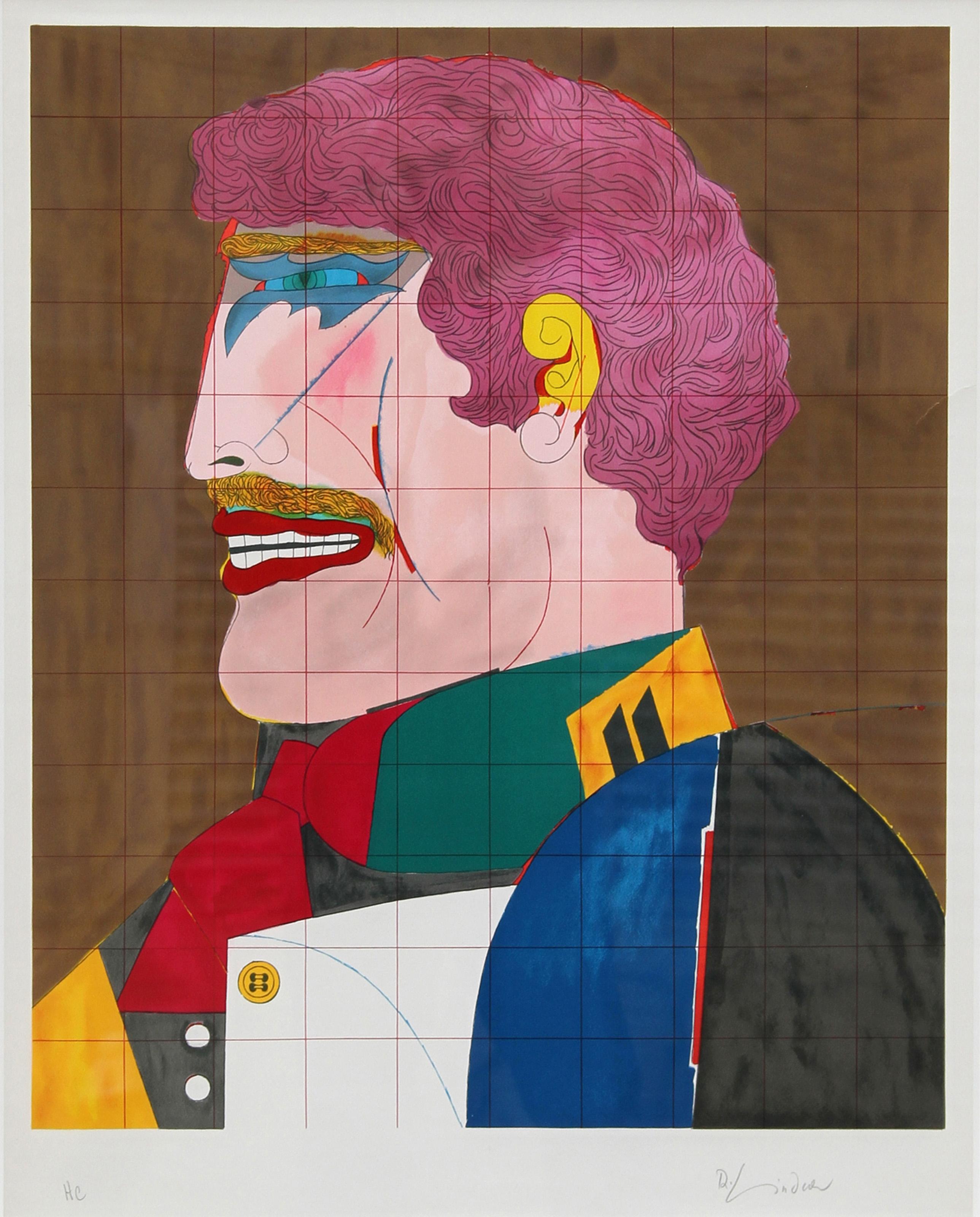 A.Profiles, lithographie Pop Art de Richard Lindner