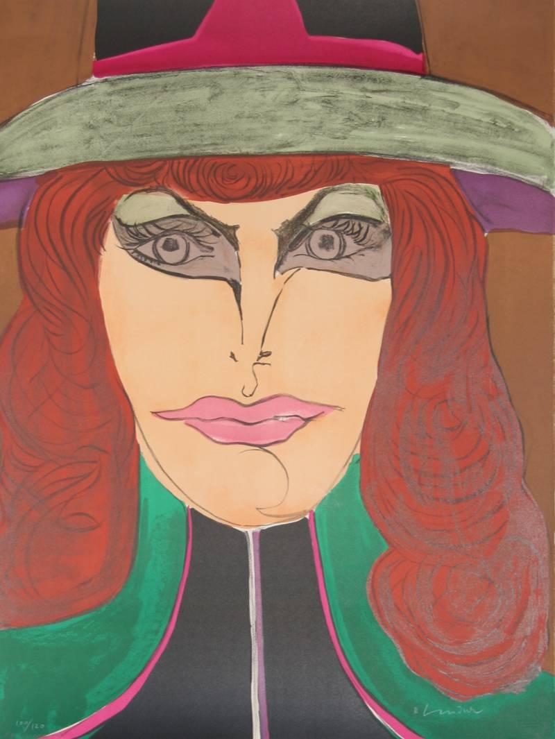 Red Head, Pop Art Lithograph by Richard Lindner