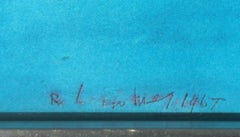 Richard Lindner, adultes-Only, Rare affiche Pop Art des années 1970 dans un cadre vintage Lt. Ed.