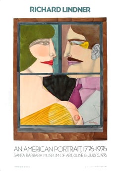 After Richard Lindner-American Portraits-30.5" x 21"-Lithograph-1976-Pop Art