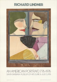 D'après Richard Lindner - Un portrait américain - 30,5" x 21,25" - Lithographie - 1976