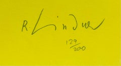 Richard Lindner - rare 1960's Pop offset lithograph Art Museum Berkeley Signed/N