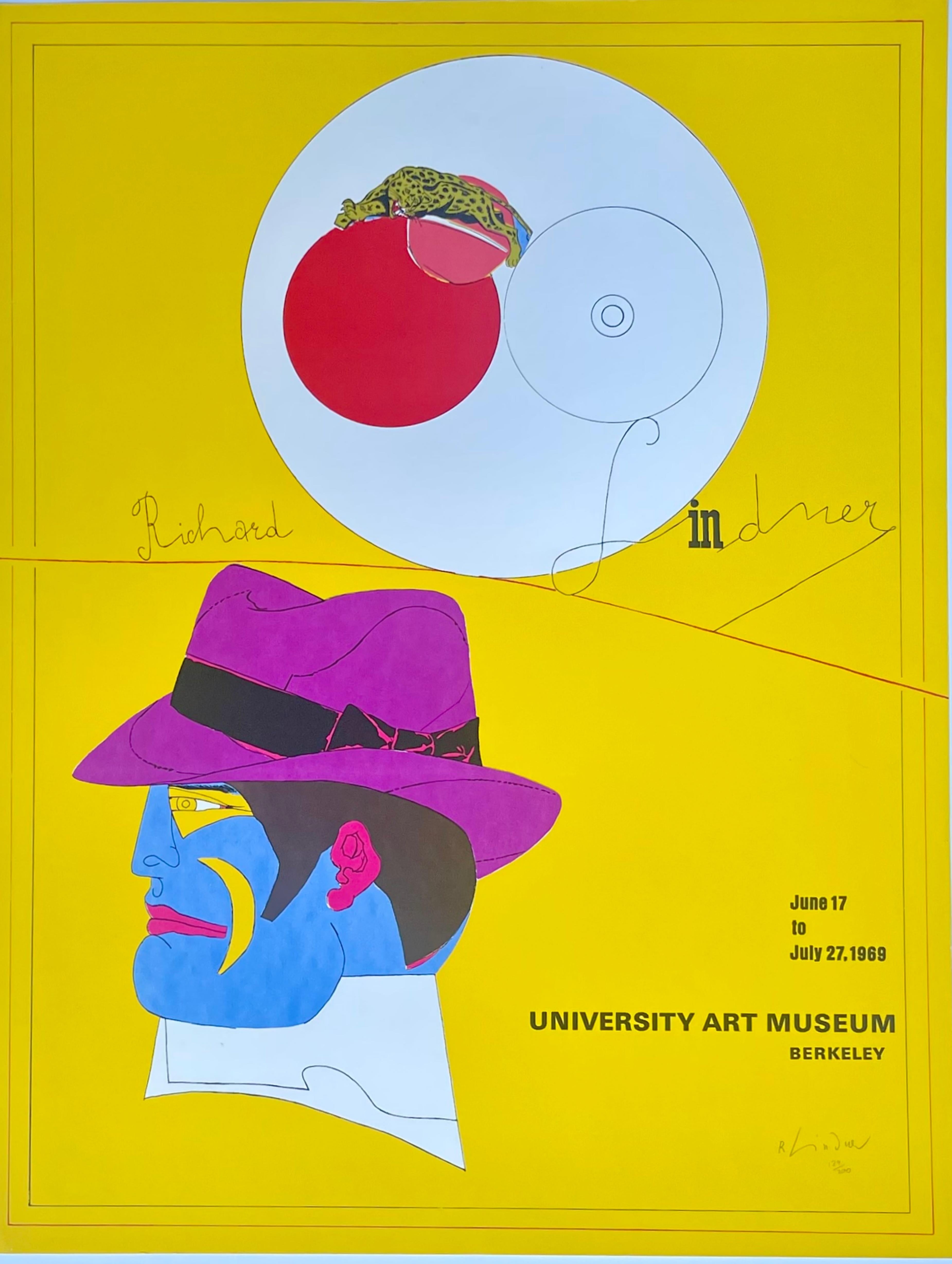 Color lithograph with offset lettering
Pencil signed and numbered 129/200 in pencil on the front
Unframed
This signed limited edition was published on the occasion of Richard Lindner
s one person exhibition at Berkeley
s University Art Museum from