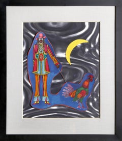 St. Marks, Pop Art Lithograph and Collage by Richard Lindner