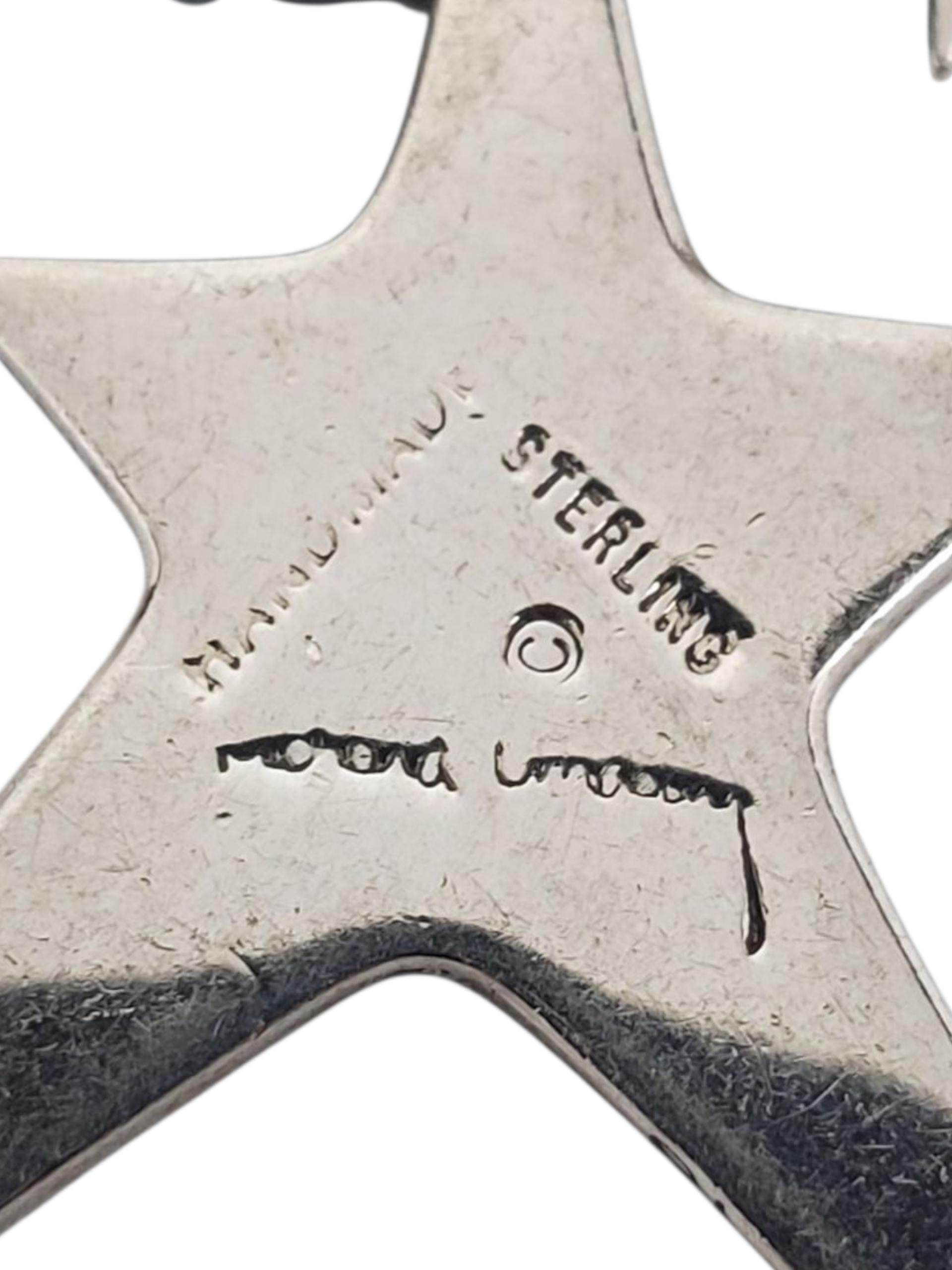 A. Richard Lindsay - Collana con ciondolo a forma di stella in argento Sterling #22731 in vendita 2