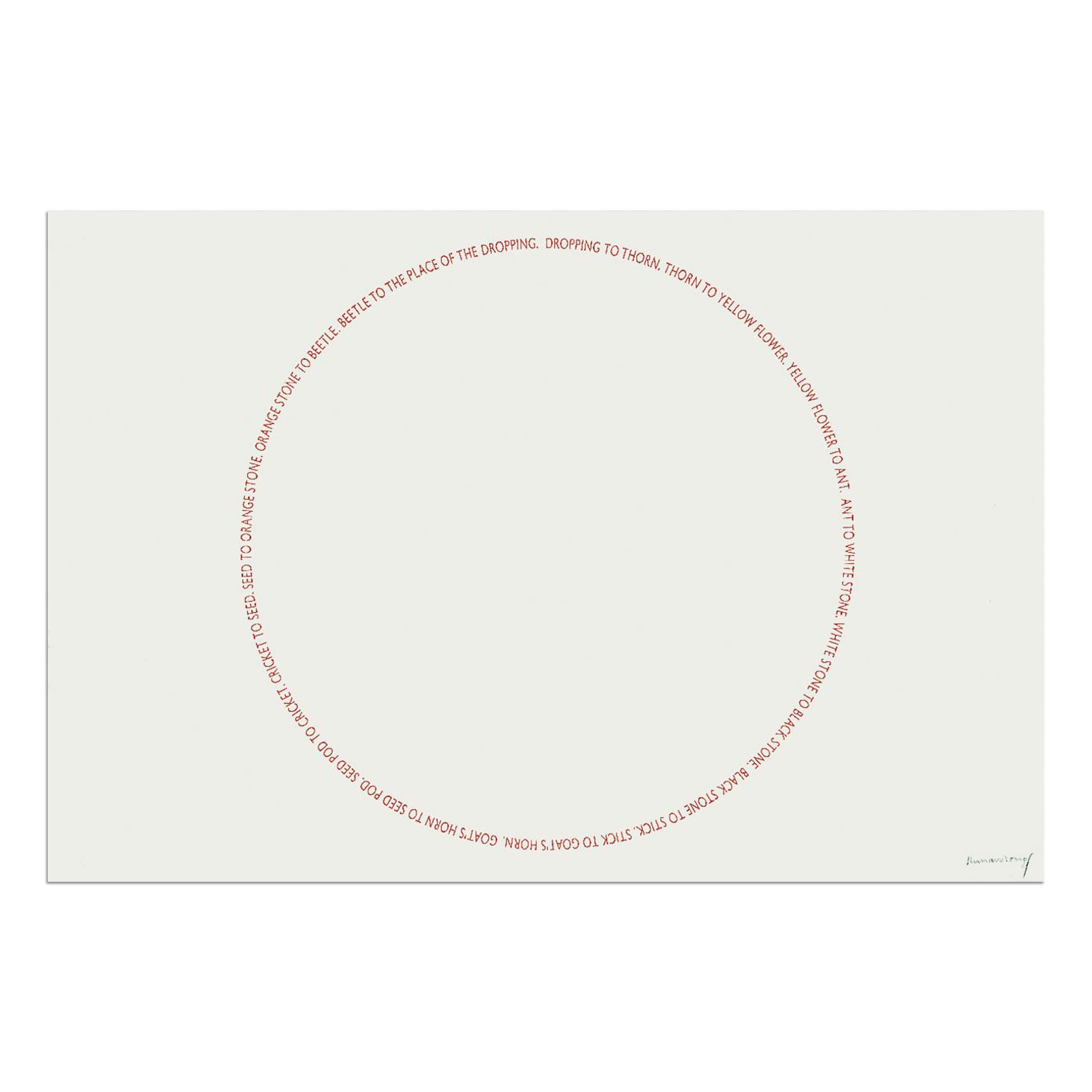 Richard Long, Dos obras del Sáhara - Conjunto de 1 litografía Grano y 1 serigrafía en venta 1