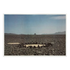 Richard Long, Due opere del Sahara - Set di 1 litografia Grano e 1 serigrafia