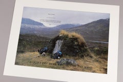 Richard Long, Piedras del viento - Lámina firmada de 1986