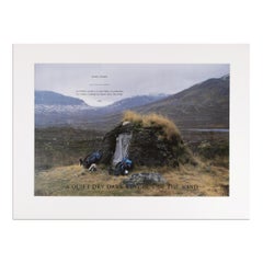 Richard Long, Piedras del viento - Lámina firmada de 1986